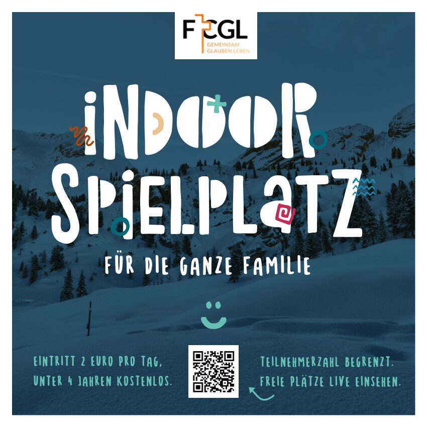 Indoor Spielplatz Flyer Vorderseite